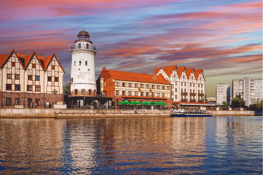 Рыбная деревня летом