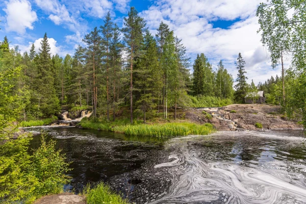 Водопад в Карелии
