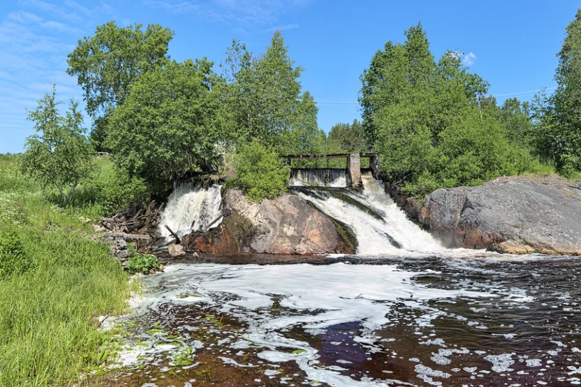 Карелия, водопад Койриноя Верхний