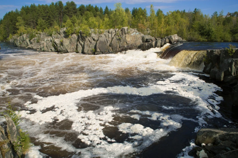 Карелия, водопад Воицкий Падун