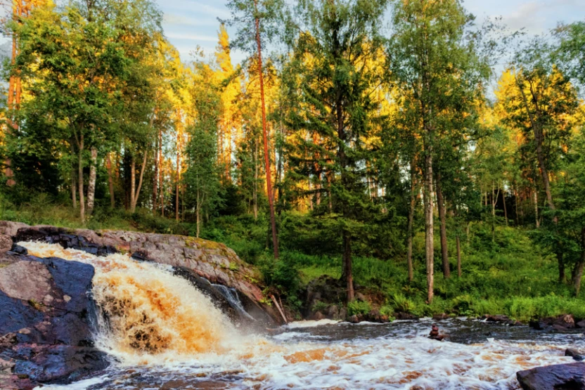 Карелия, Нижний водопад Койриноя