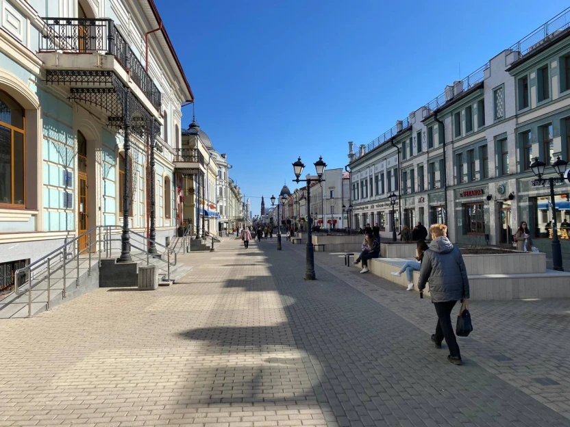 Улица Баумана в Казани