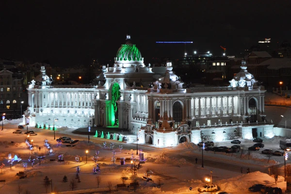 Дворец земледельцев зимой, Казань