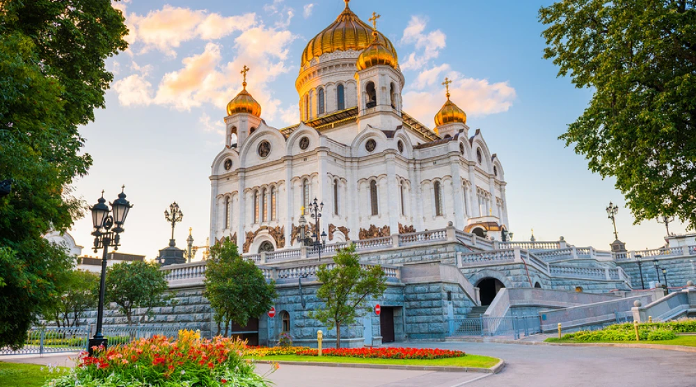 Москва, вид на Храм Христа Спасителя
