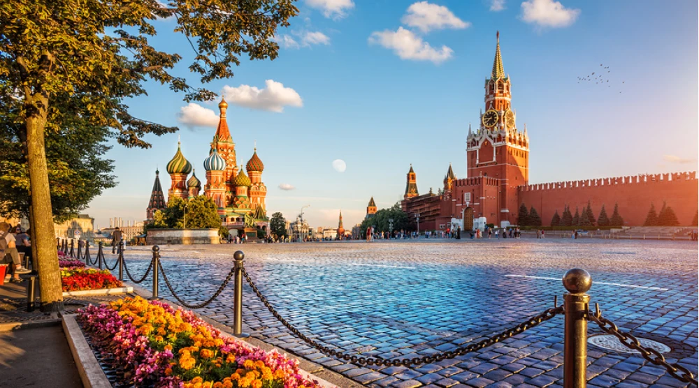 Москва, Красная площадь утром