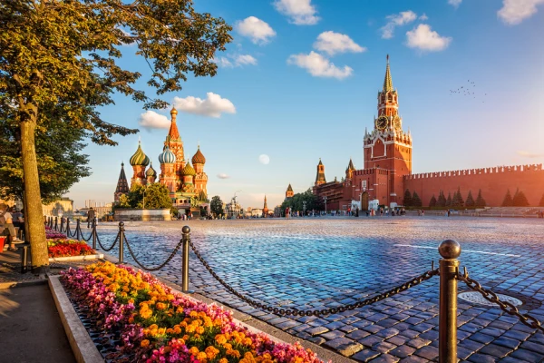 Москва, Красная площадь утром