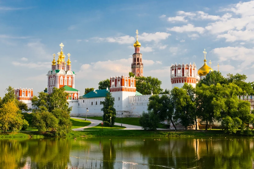 Новодевичий монастырь в Москве, Россия