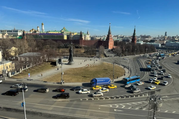 Москва, Панорама города с видом на Ваганьковский холм