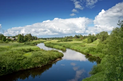 Река Оредеж – вы увидите на экскурсии Река Оредеж – фото достопримечательности вы увидите на экскурсии