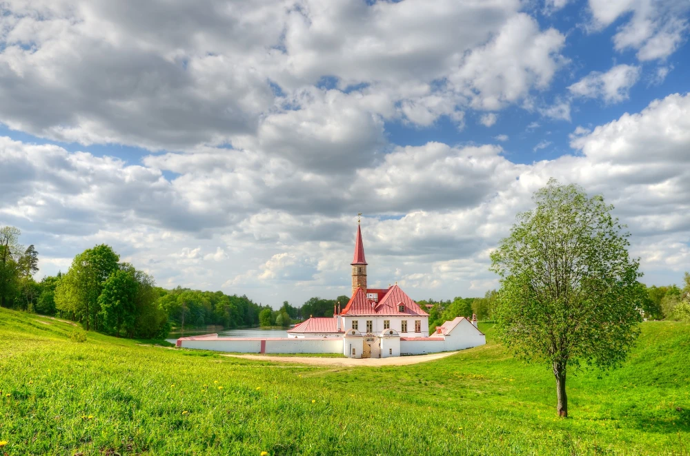Приоратский дворец в Гатчине, пригороде Санкт-Петербурга