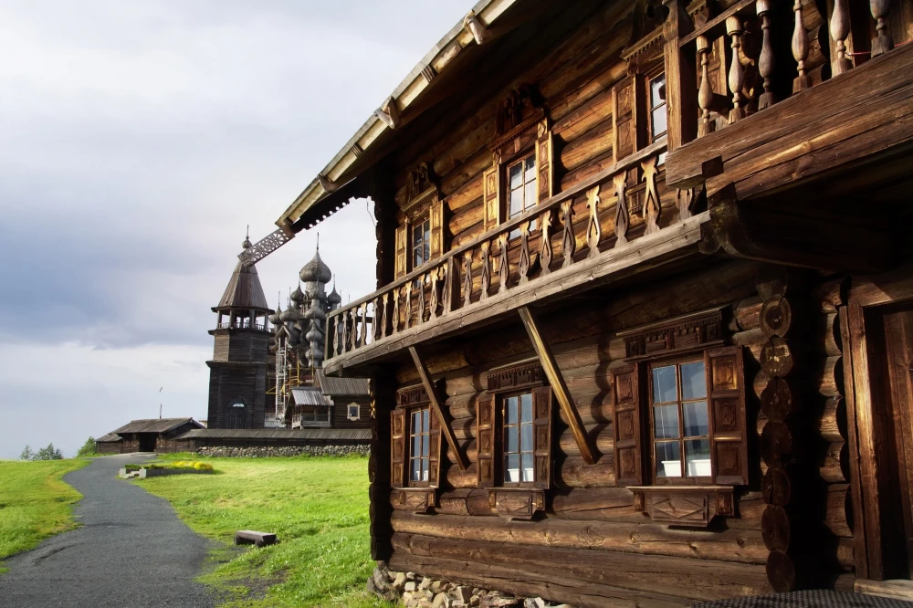 Сельский пейзаж, остров Кижи