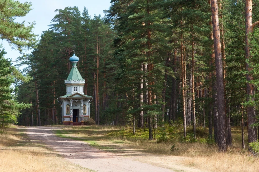 Часовня на острове Коневец, Ладожское озеро