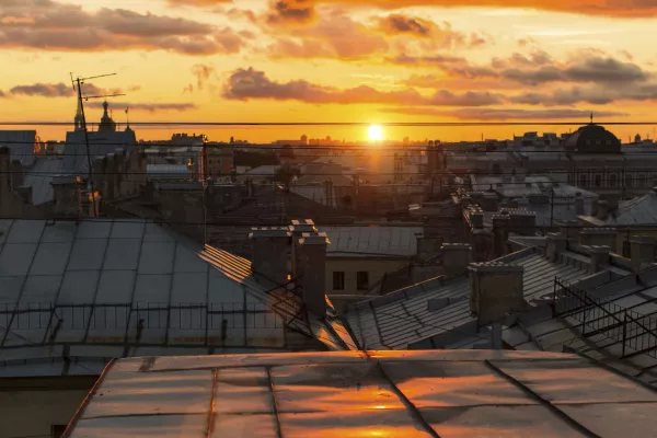 Закат на крыше с видом на Неву - вечерняя экскурсия  – фото для каталога