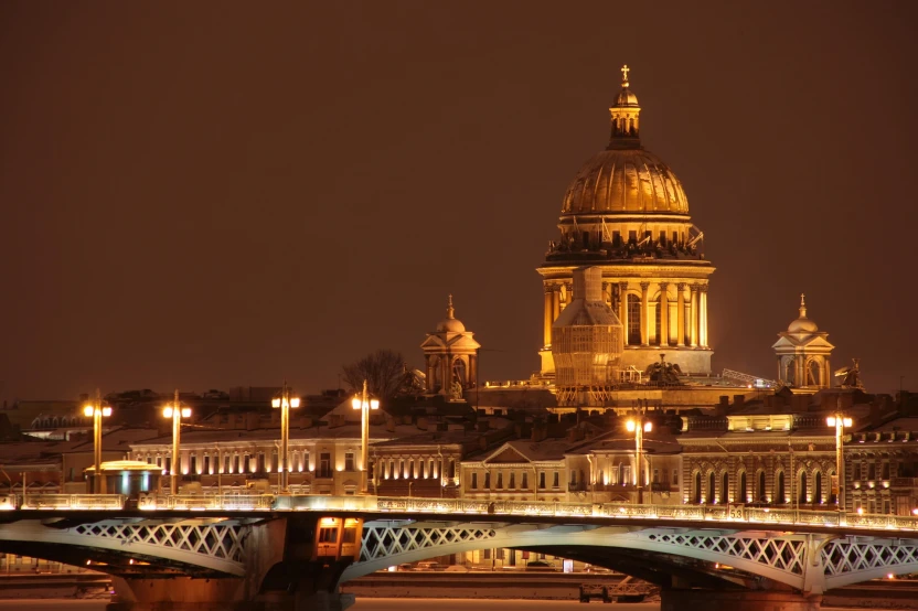 Санкт-Петербург, здание Эрмитажа, Петропавловская крепость