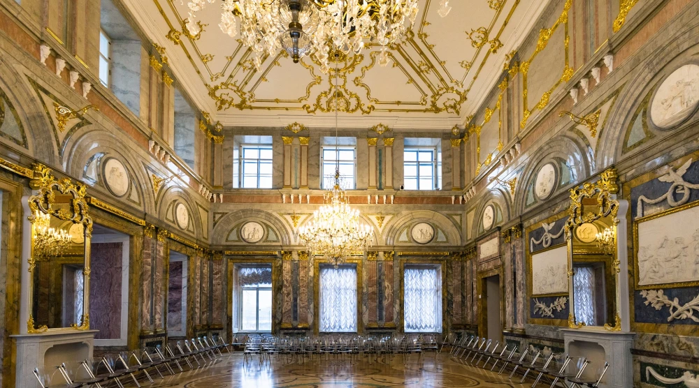 Санкт-Петербург, Мраморный дворец, Мраморный зал