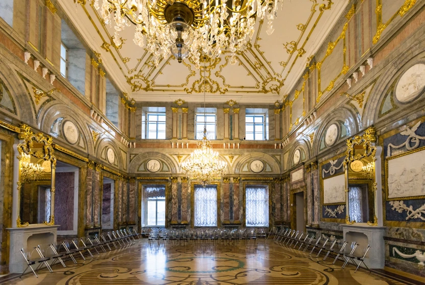 Санкт-Петербург, Мраморный дворец, Мраморный зал