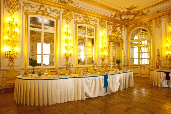 Katherine's Palace hall in Tsarskoe Selo (Pushkin), Russia 