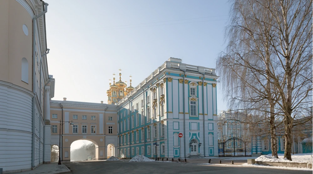 Царское Село (Пушкин). Арка и Лицей. Санкт-Петербург