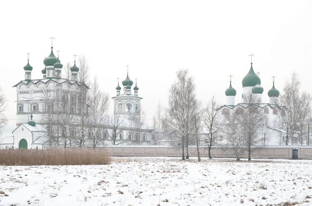 Николо-Вяжищский монастырь в Великом Новгороде, Россия
