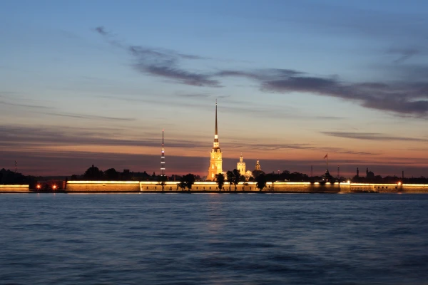 The Peter and Paul Fortress is the original citadel of St. Petersburg, Russia, founded by Peter the Great in 1703.