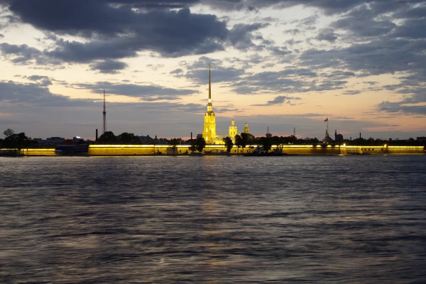The Peter and Paul Cathedral in Sankt-Petersburg (Russia)