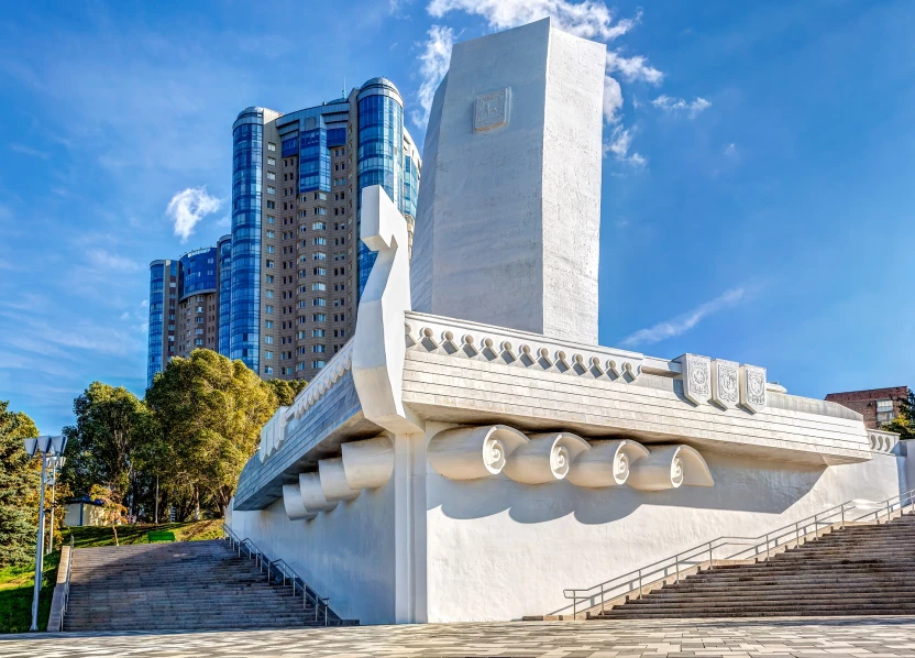 Самара, ладья на набережной