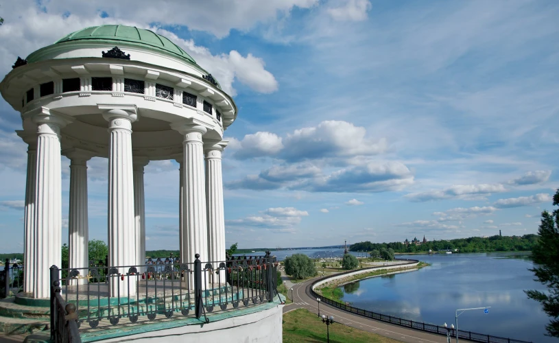  Park on spit between Kotorosl river and Volga.June 18, 2015 in Yaroslavl, Russia